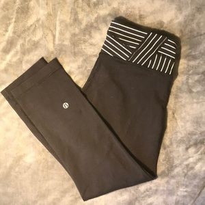 Lululemon Cropped Leggings Black